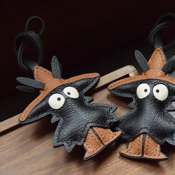 Leather Monster Keychain - Image 4