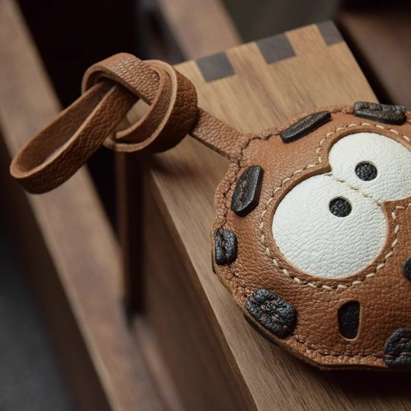Unique Leather Chocolate Chip Cookie Charm - Image 4