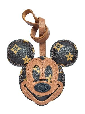 Handmade Mouse Leather Keychain