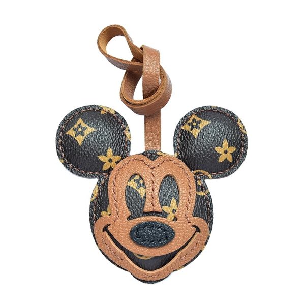 Handmade Mouse Leather Keychain