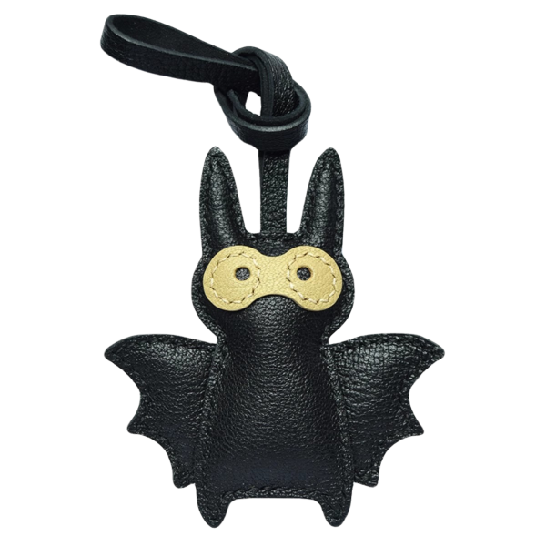 Handmade Cute Bat Leather Charm
